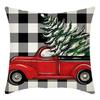 Christmas Throw Pillowcase Home Nordic Holiday Decoration Linen Super Soft Short Plush Sofa Pillowcase
