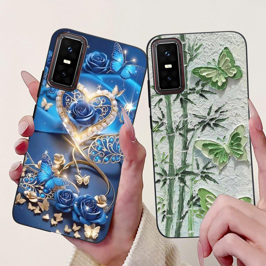 For Infinix GT 30 Pro 5G Case Cool Dragon Carp Love Heart Cartoon Shockproof Silicone Soft Cover For Infinix GT30Pro X6873 Funda