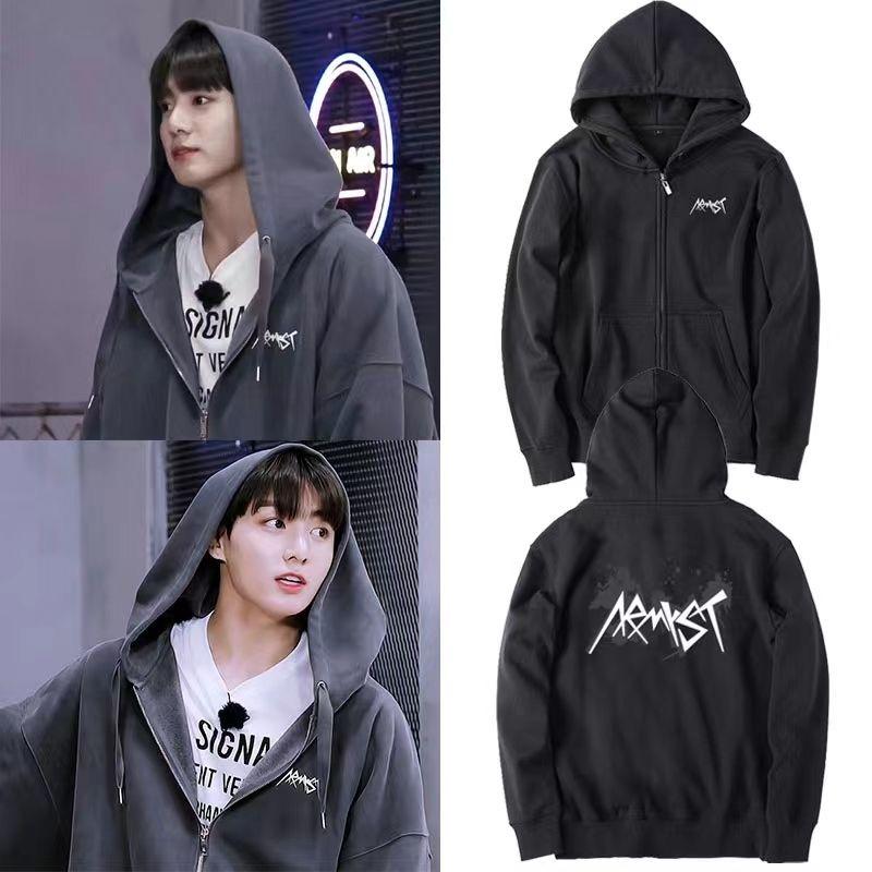 BTS Jeon Jungkook Hanorace Army Palton vedetă Kpop