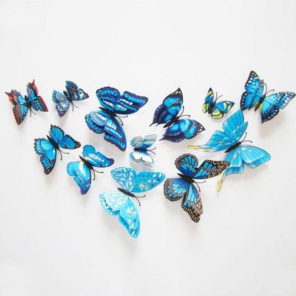 Stylish 3d Butterfly Wall Decal With Ecofriendly Pvc For Modern Home Decoration