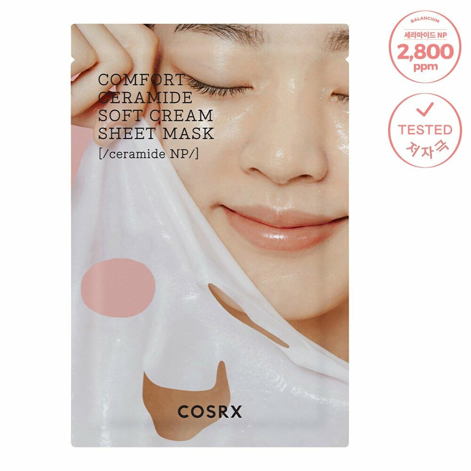 

COSRX Balancium Comfort Ceramide Мягкая кремовая тканевая маска