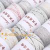 50g Mini Sparkling Silk Cotton Thread Hand Woven Gold Wire Circle DIY Crochet Accessories Special Weaving Material Accessories
