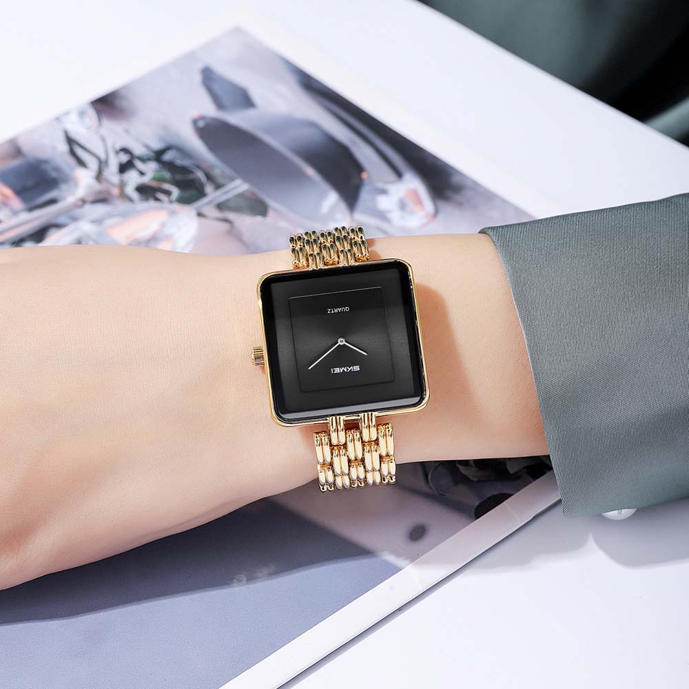 SKMEI Women's Watches Middle Eastern-Style Watches Minimalist Water-Resistant Square Women's Fashion Quartz Watches