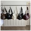 2026 Women's Large Capacity Crossbody Motorcycle Shoulder Bag - Korean Style Niche Handheld Tote.