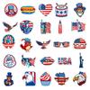 50 Independence Day Stickers Holiday Celebration Graffiti Stickers Diy Luggage Notebook Stickers