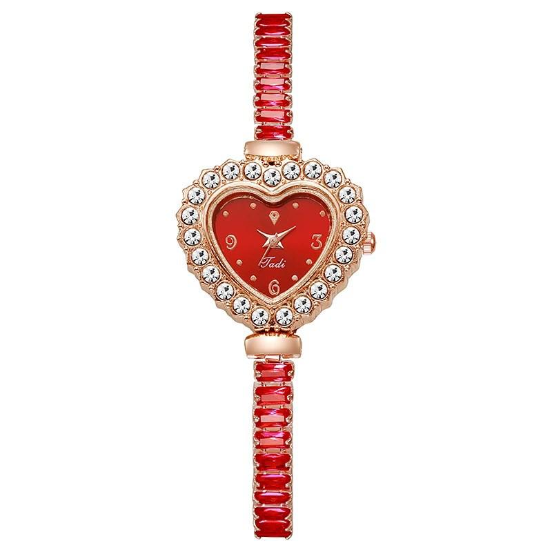 Women's Rhinestone Bracelet Quartz Watch - Stylish, Casual, Pull-out Design