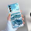 Phone Case For Samsung Galaxy S26 S25 S24 S23 S22 Ultra S20 S21 FE 5G Plus Soft Clear Cover Ocean Dolphin