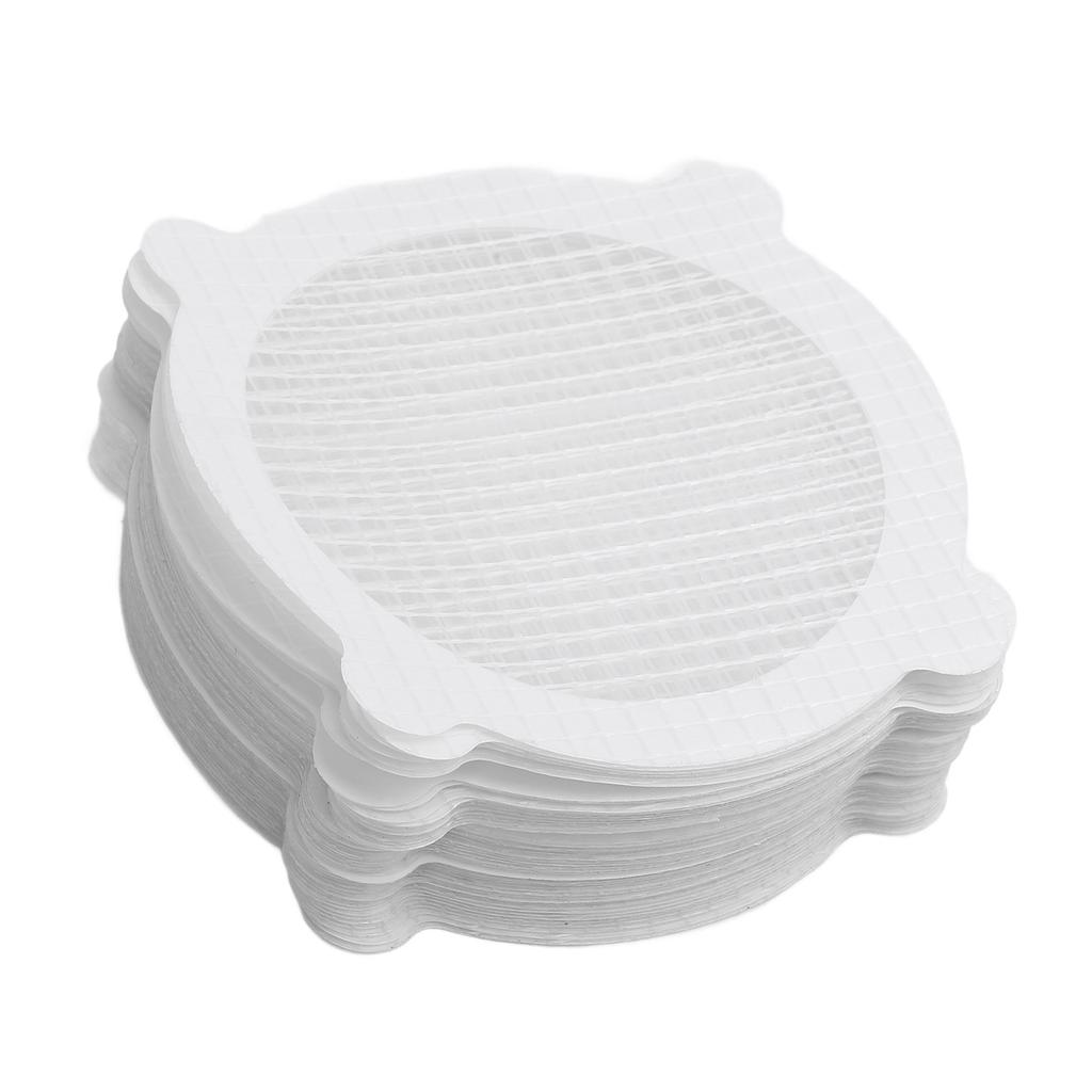50PCS Floor Drain Stickers Single Use Mesh Hair Catcher for Bathroom Shower Bathtub Kitchen Sink