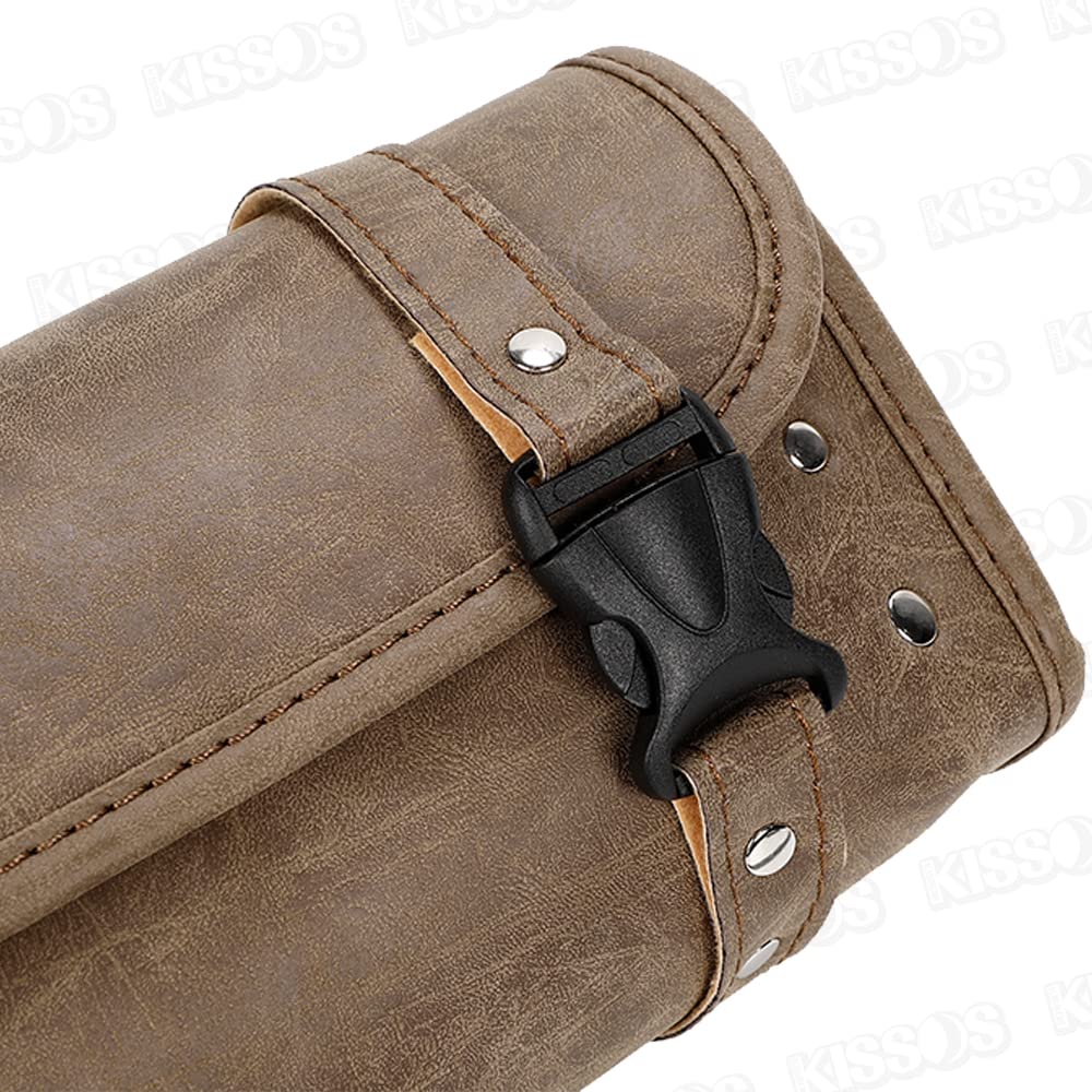 Motorcycle Tool Bag Saddlebag Waterproof Universal Brown Harley-Davidson