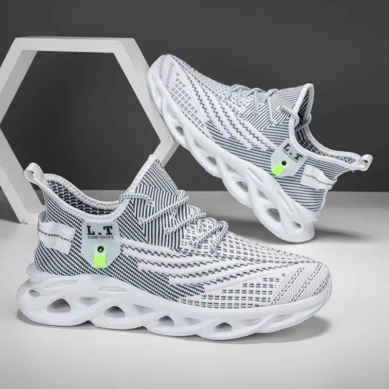 Herren Mesh Sneakers Sommer Neue Casual Atmungsaktive Twisted Bottom Große Größe Laufschuhe