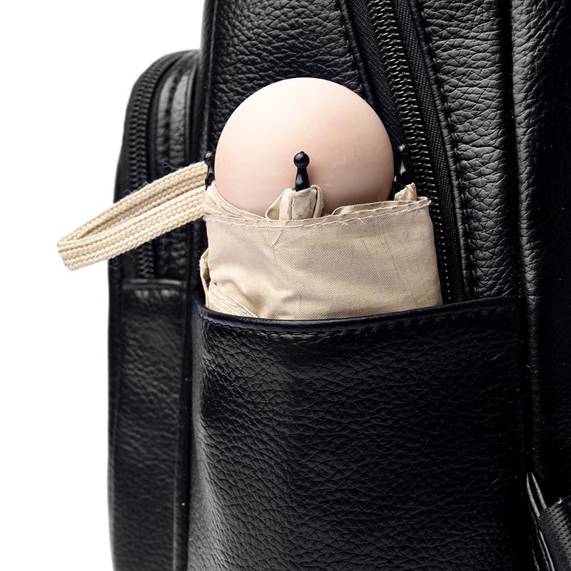 PU Backpack Women's Large Capacity Backpack Multifunctional Shoulder Bag