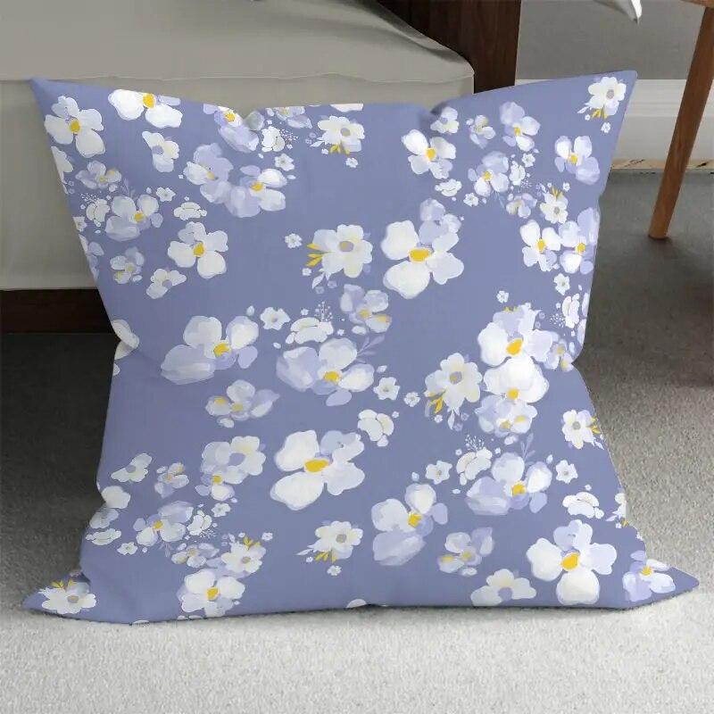 Spring Beautiful Pillowcase Abstract Floral  Living Room  Bed Sofa