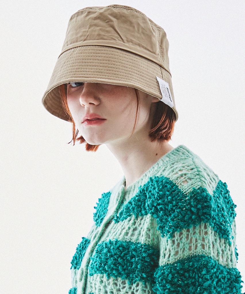 Seullipiseullib Basic Soft Cotton Beige Bucket Hat