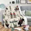 Cowboy Customize Your Name Blanket Warm Comfortable And Soft Blankets Are Suitable For Home Lunch Break Blanket Office Sofa Sofa Gift To Relatives And