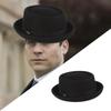 Lightweight Gentleman Derby Hat Carnival Soft Trilby Hat for Masquerade Party