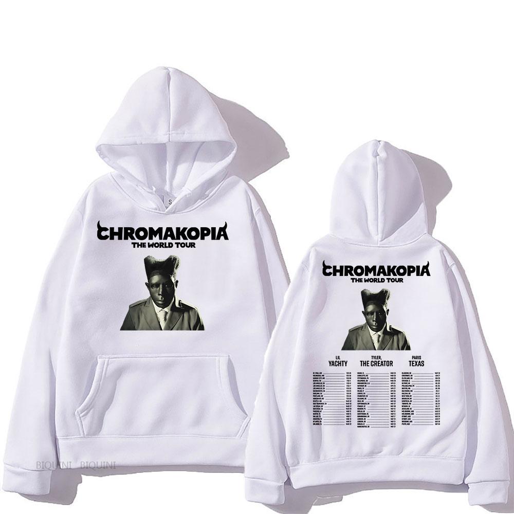 Chromakopia The World Tour 2025 Hoodies Rapper Tylerr The Creator Printing Sweatshirts for Winter Unisex Hoody