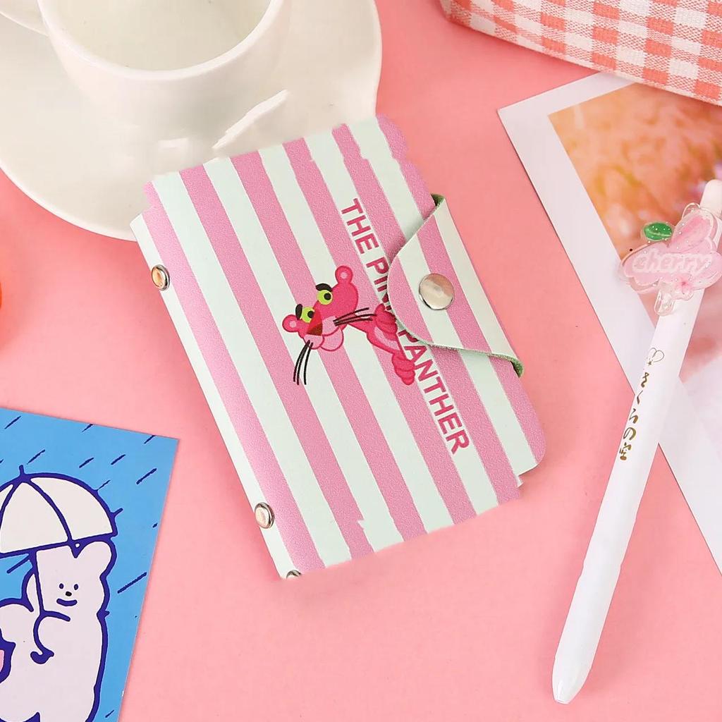 New PU Leather Function 20 Bits Card Case Business Card Holder Men Women Credit Passport Card Bag Fashion Cartoon Art Pattern