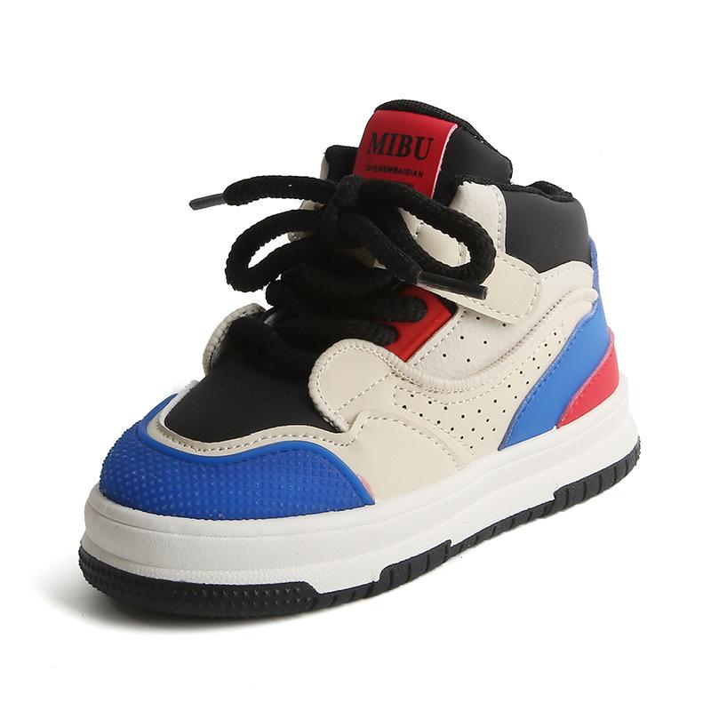 Children's sports shoes 2025 spring and autumn boys' casual board shoes new high-top girls' little white shoes soft-soled baby shoes list