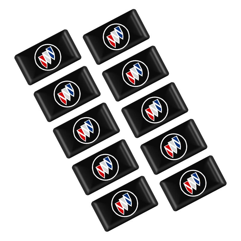 

10pcs 3D Epoxy Badge Auto Decoration Sticker For Buick Envista Enclave Encore GX Envision Lacrosse Regal Sportback TourX