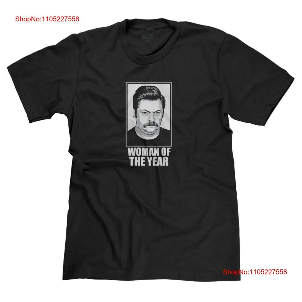 Ron Swanson Unisex Of The Year Parks And Recreation Nick Offerunisex Funny Parody T Shirt Vintage Homme Stylish Comfortable