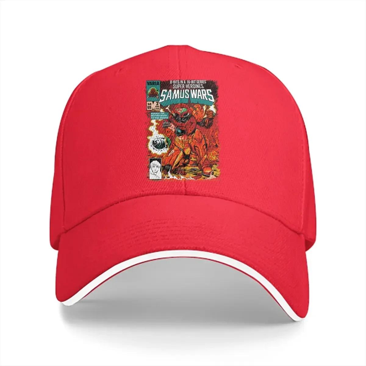 Samus Wars Baseball Cap Unisex Hats Women Visor Protection Snapback Super Metroid Caps One Size