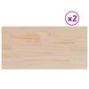 Vidaxl Blaty Do Stolika, 2 Szt., 70X35X2,5 Cm, Prostokątne, Sosnowe