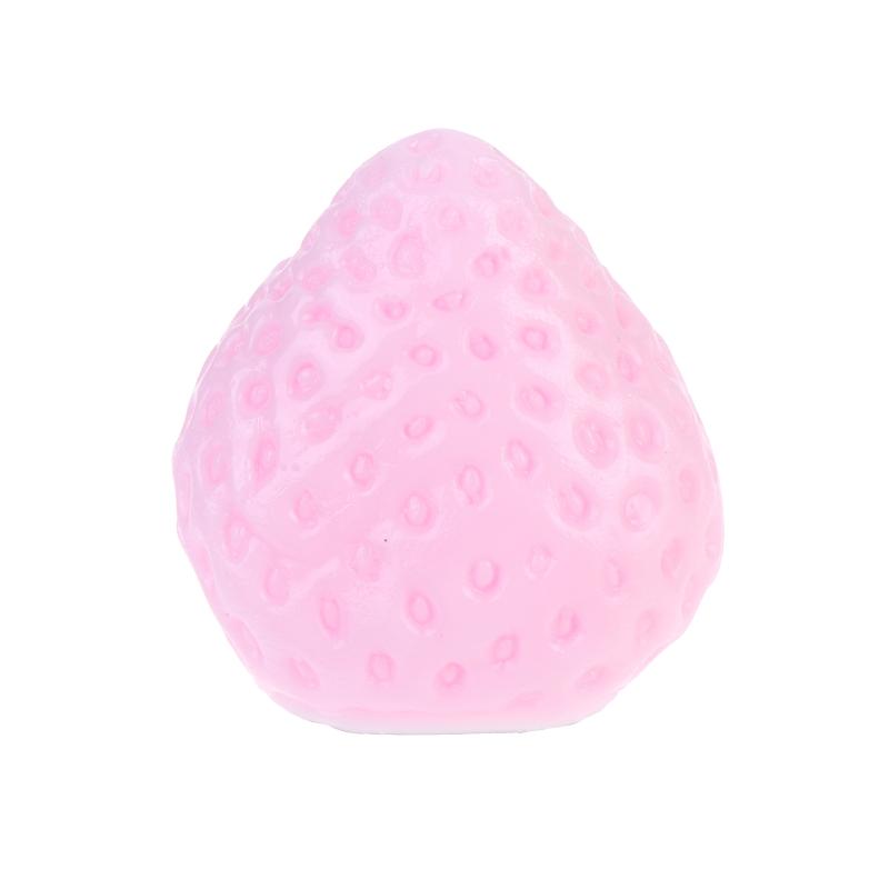 Strawberry Slow Rebound Stress Relief Squishy Toy Safe Soft Squeeze Prop for Kids Adults Office Birthday Gifts