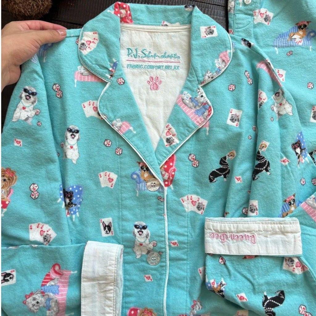 Women's and Men's Flannel Pajama Set - Long Sleeve, Plus Size, for All Seasons
