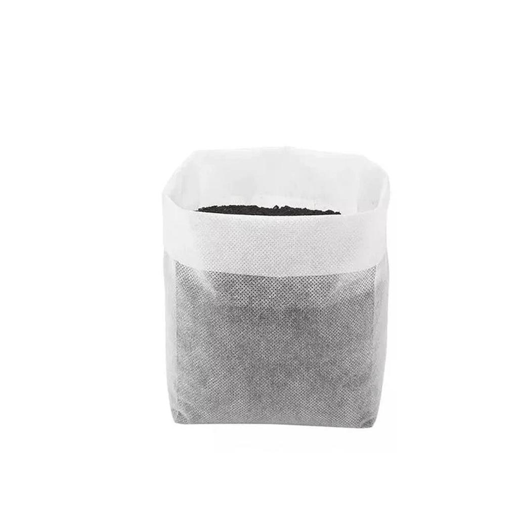 Non-woven Nursery Bag Plant Bag Nursery Cup Thickened Container Pot Horticultural Planting Bag 100pc
