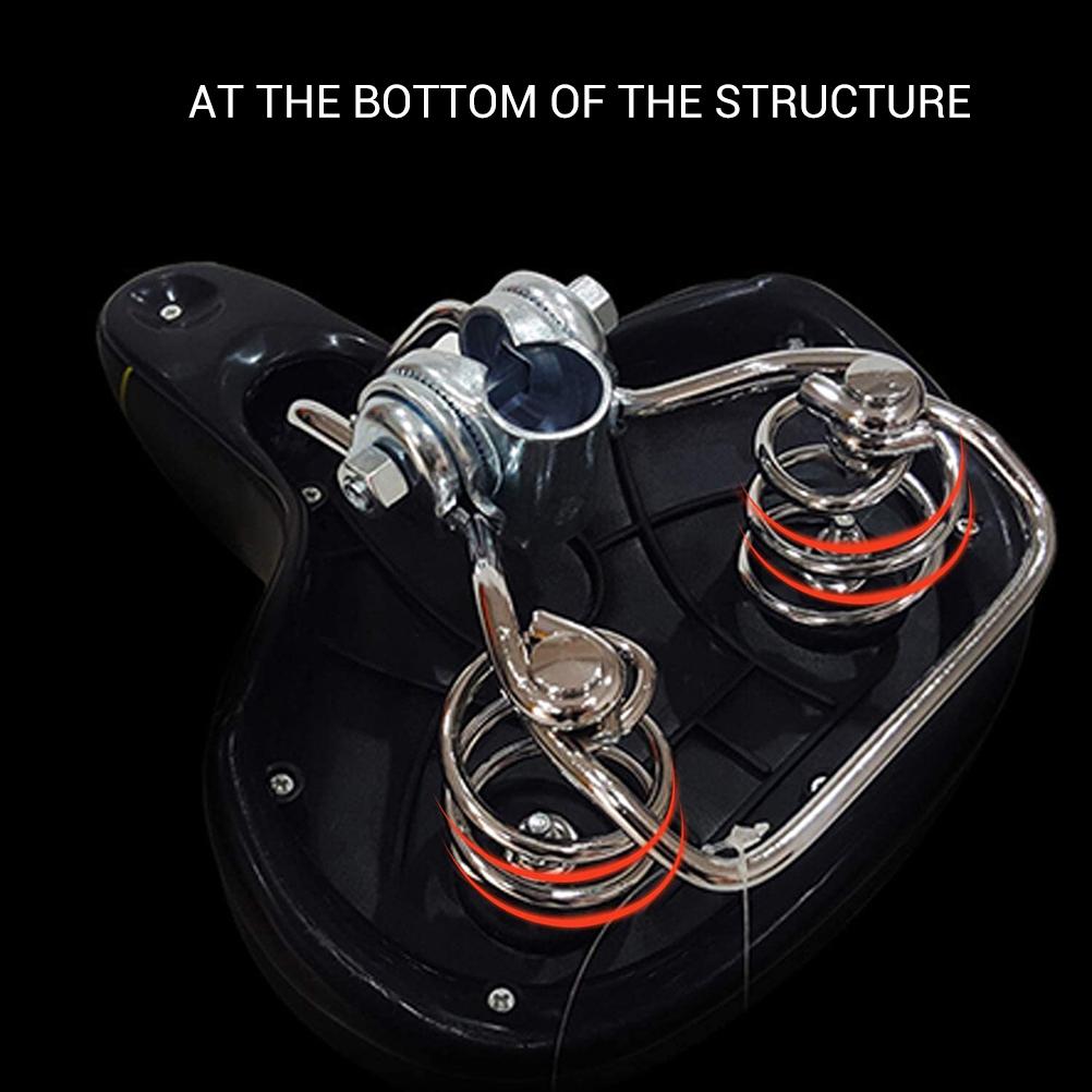 Wide Soft Bike Seat Cushion Shockproof Design Big Bum Bike Saddle for MTB Mountain Bike Folding Bike Road Bike Spinning