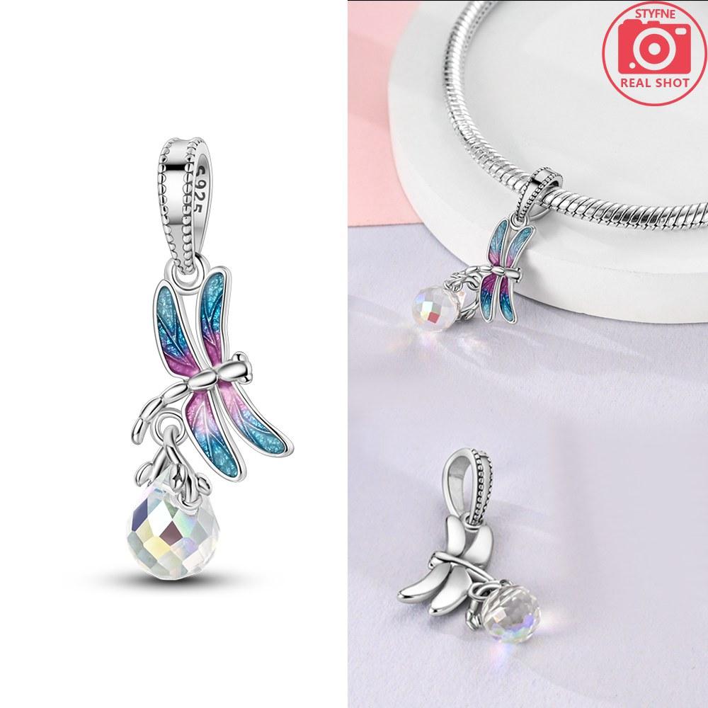 Charms Plata Dragonfly Pendant Copper Plated For Charms Copper Plated Original Bracelet For Jewelry Making