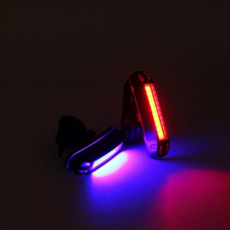 USB Rechargeable High Brightness Bike Tail Light - Road & Mountain Cycling Accessory