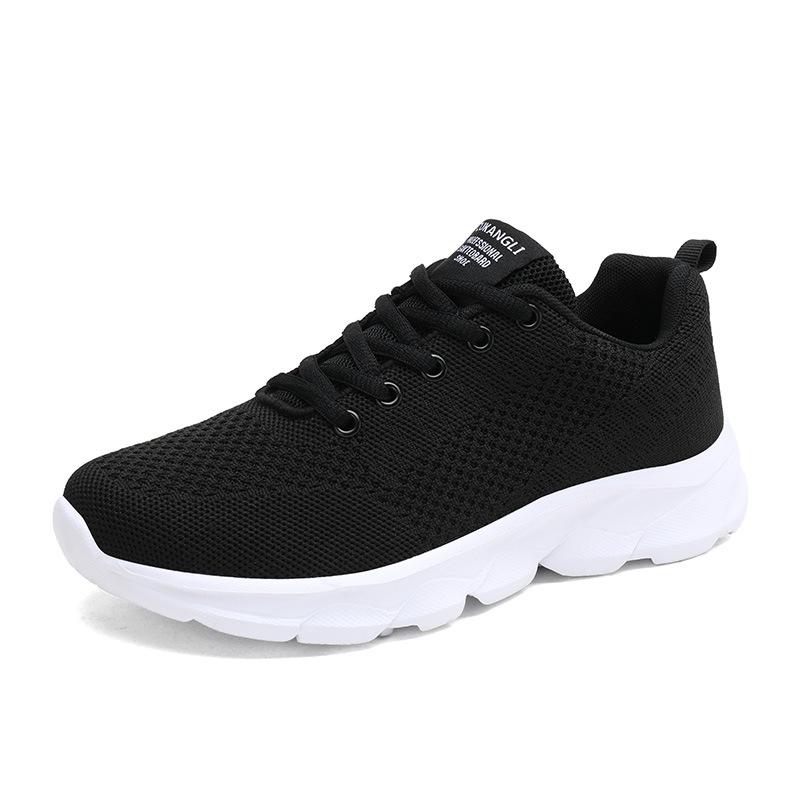 Wide-headed women's sneakers shock-absorbing running light soft sole super soft black foam sole women's shoes travel shoes
