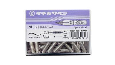 Tachikawa Pen Nib T600 Spoon Nib 100 Pieces T600N100