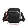 Elegant Nylon Crossbody Bag Multi-layer Large Capacity Mid-aged Shoulder Bag Grid Classic Casual Women Messenger Bag Lady