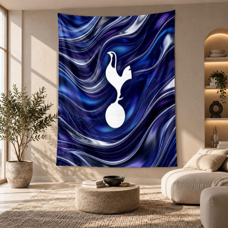 Decorative Tapestry,Tottenham Hotspur Printed Wall Art, Lightweight Wall Hanging For Bedroom Background