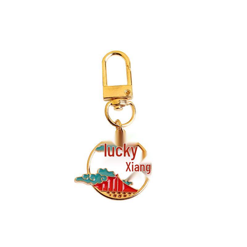 Porte-clés Pendentif Auspicieux Dragon & Phénix - Poisson Koi Cadeau du Nouvel An