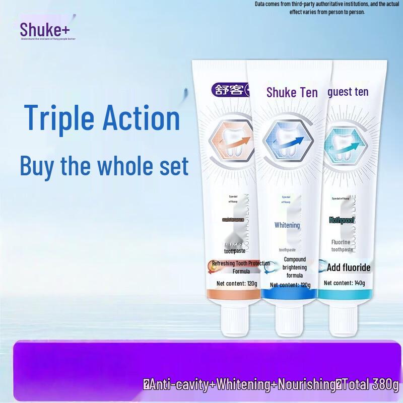 Saky Anti-Cavity Fluoride Toothpaste Family Pack