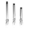 Stainless Steel Food Tongs Non-Slip Grip Bread Serving Tongs Heat-Resistant Rust-Proof Mirror Polished Kitchen Utensils for BBQ Buffet