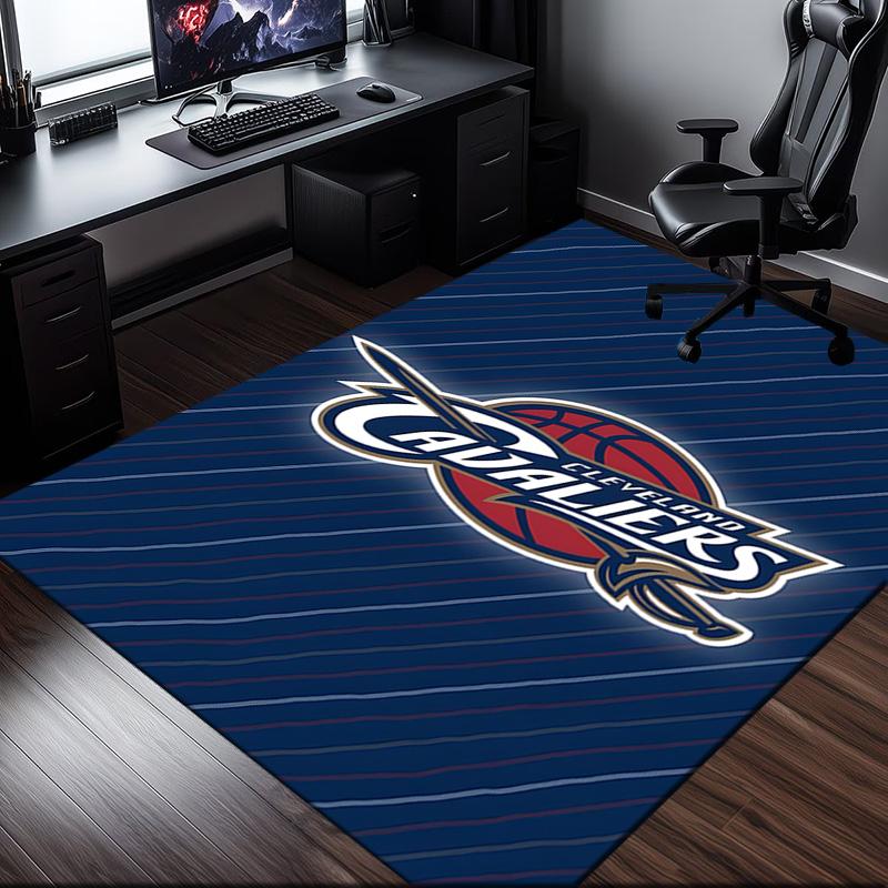 Cleveland Lights Shadows Rug Office Carpet Non-Slip Mat, Chair Rug Floor Covering for Gaming, Bedroom, Living Room , Home Decor Christmas Gift
