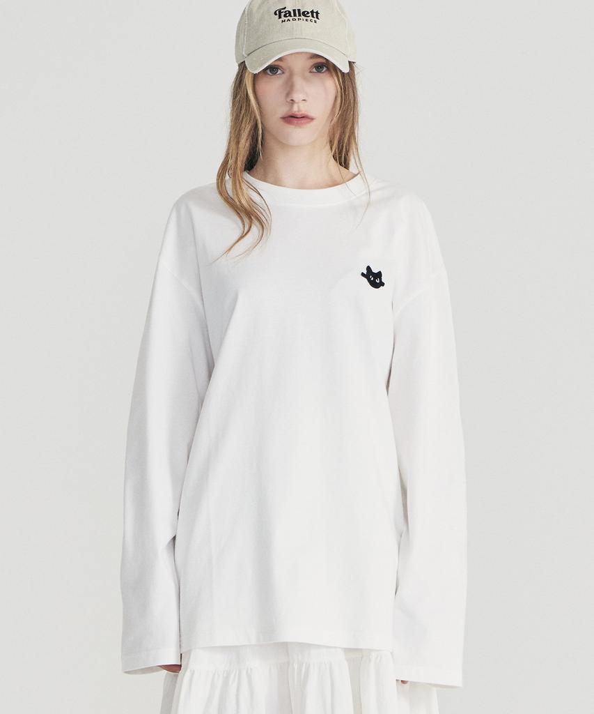FALLETT Nero Wappen Long Sleeve White