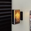 Lamp Refrigerator Magnet 3D Vintage Light Fridge Coffee Shop Magnet Cabinet Locker Whiteboard Decoration Coffee