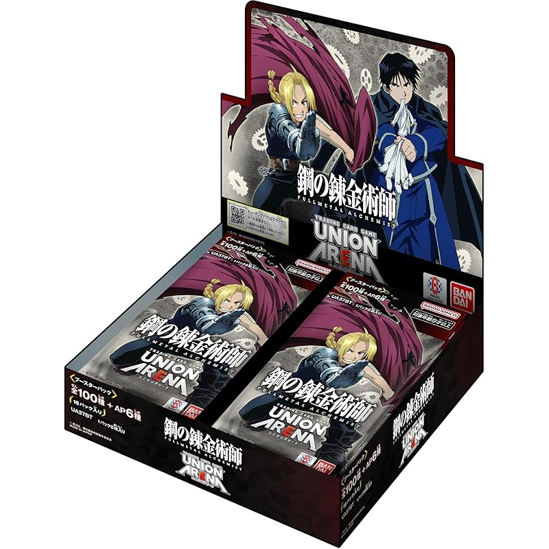 

BANDAI UNION ARENA Бустерний набір Fullmetal Alchemist [UA37BT] (КОРОБКА) 16 упаковок