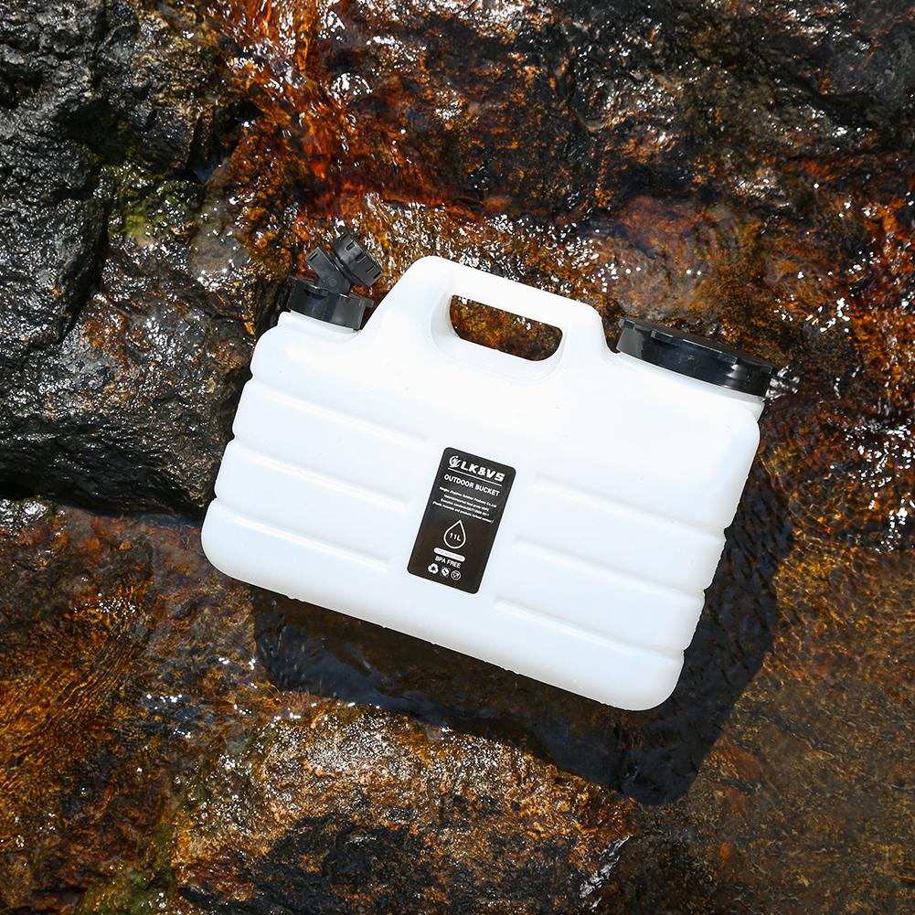11L Water Storage Container Leak-Proof Water Dispenser Carrier Large Capacity Water Storage Tank for Vehicle Car Camping