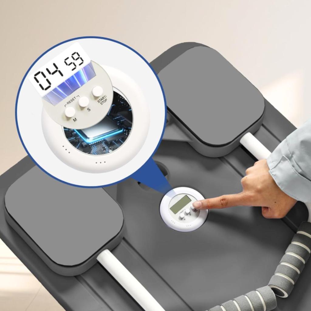 Pilatesbrett Übungen Reformer Pilates Matte Widerstandsbänder Timer [Reformer1]