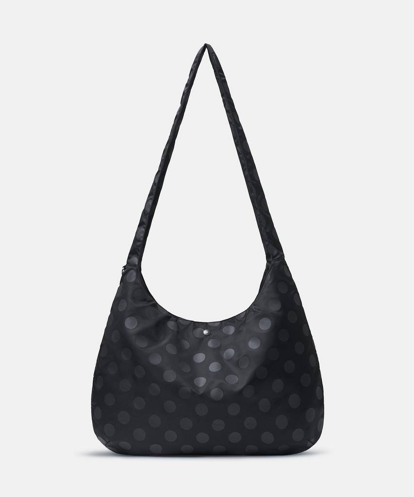 Musinsa Standard Woman Women'S Polka Dot Hobo Crossbody Bag [Black]
