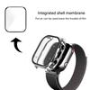 Full Coverage Smartwatch Integrated Tempered Glass PC Screen Protector Hard Sleeve Case Indoor Outdoor Use for JrTrack 3
