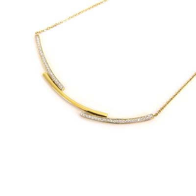 [D6725] - Gold Plated 'Goddess' Necklace