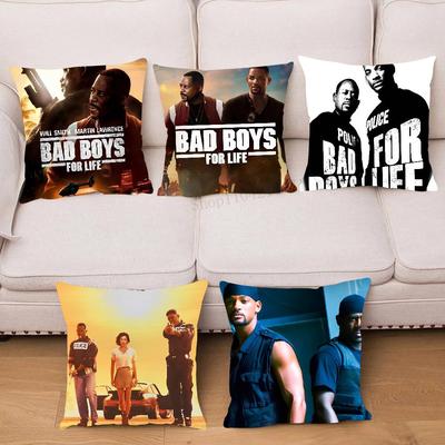 Bad Boys For Life Movie Pillow Case Square Pillow Bedroom Sofa Leisure Comfort Cushion Car Living Room Home Decoration