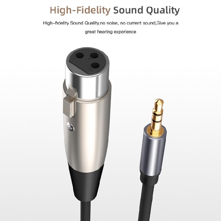 3.5 XLR Audio Cable 3.5mm Male XLR Female Audio Line 3P XLR 3pin AUX Line